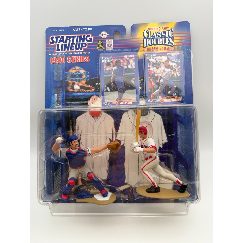 Kenner Starting Lineup 1998 Classic Doubles Mike Piazza Ivan Rodriguez 71320